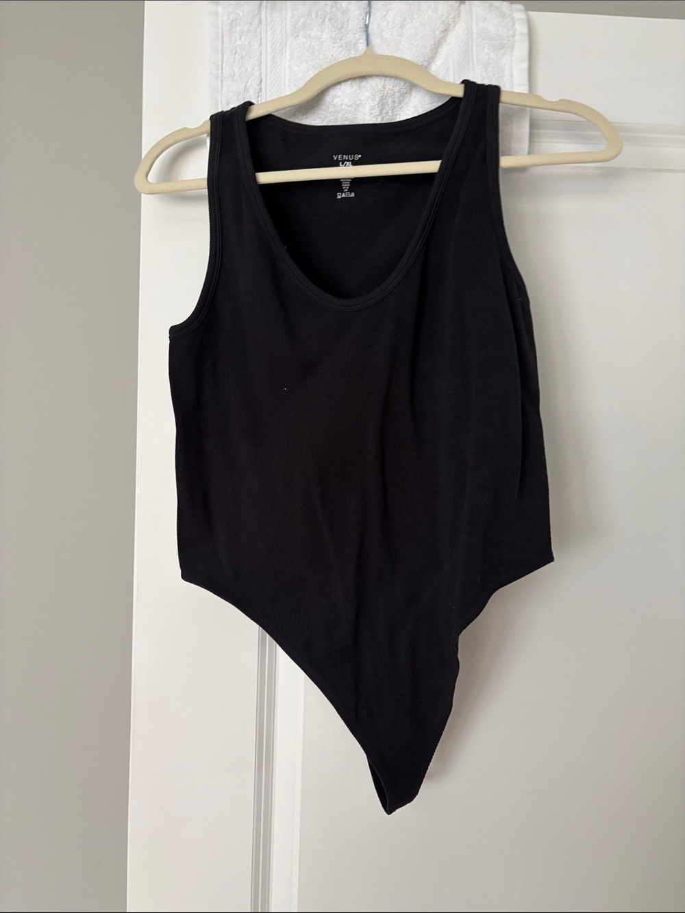 VENUS Black  Tank Bodysuit